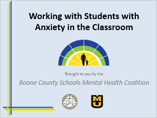 Managing Student Anxiety - Primary & Elementary Title Slide
